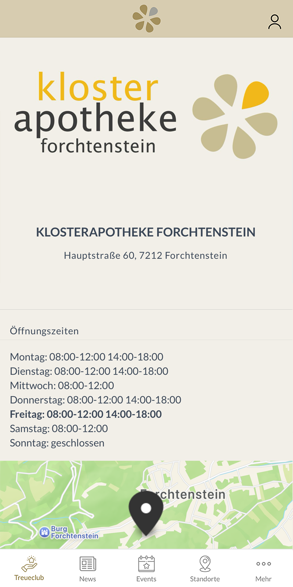 The Bloom Pharmacy App Klosterapotheke Forchtenstein