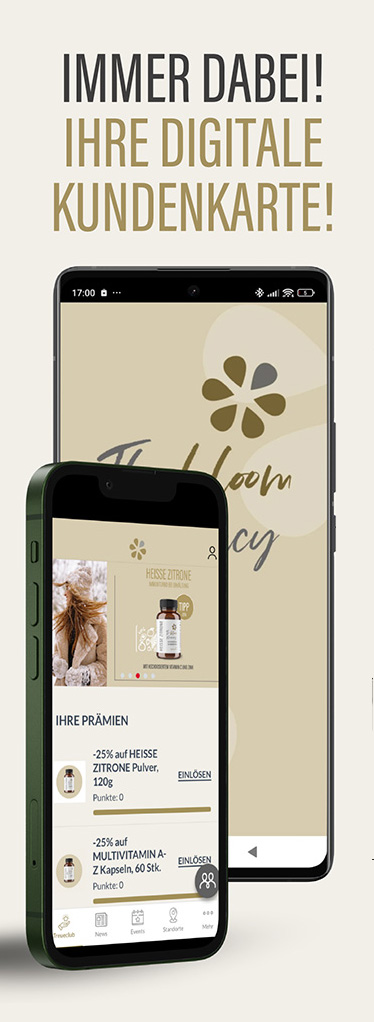 The Bloom Pharmacy App Kundenkarte
