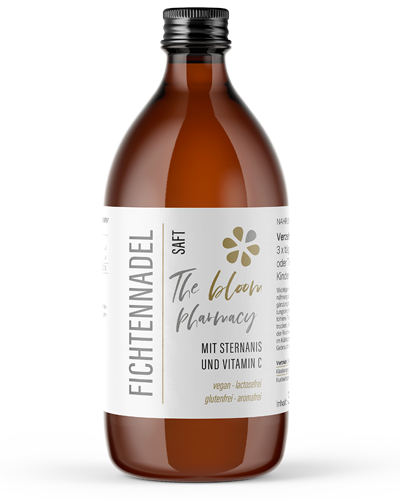 Fichtennadel Saft mit Sternanis und Vitamin C